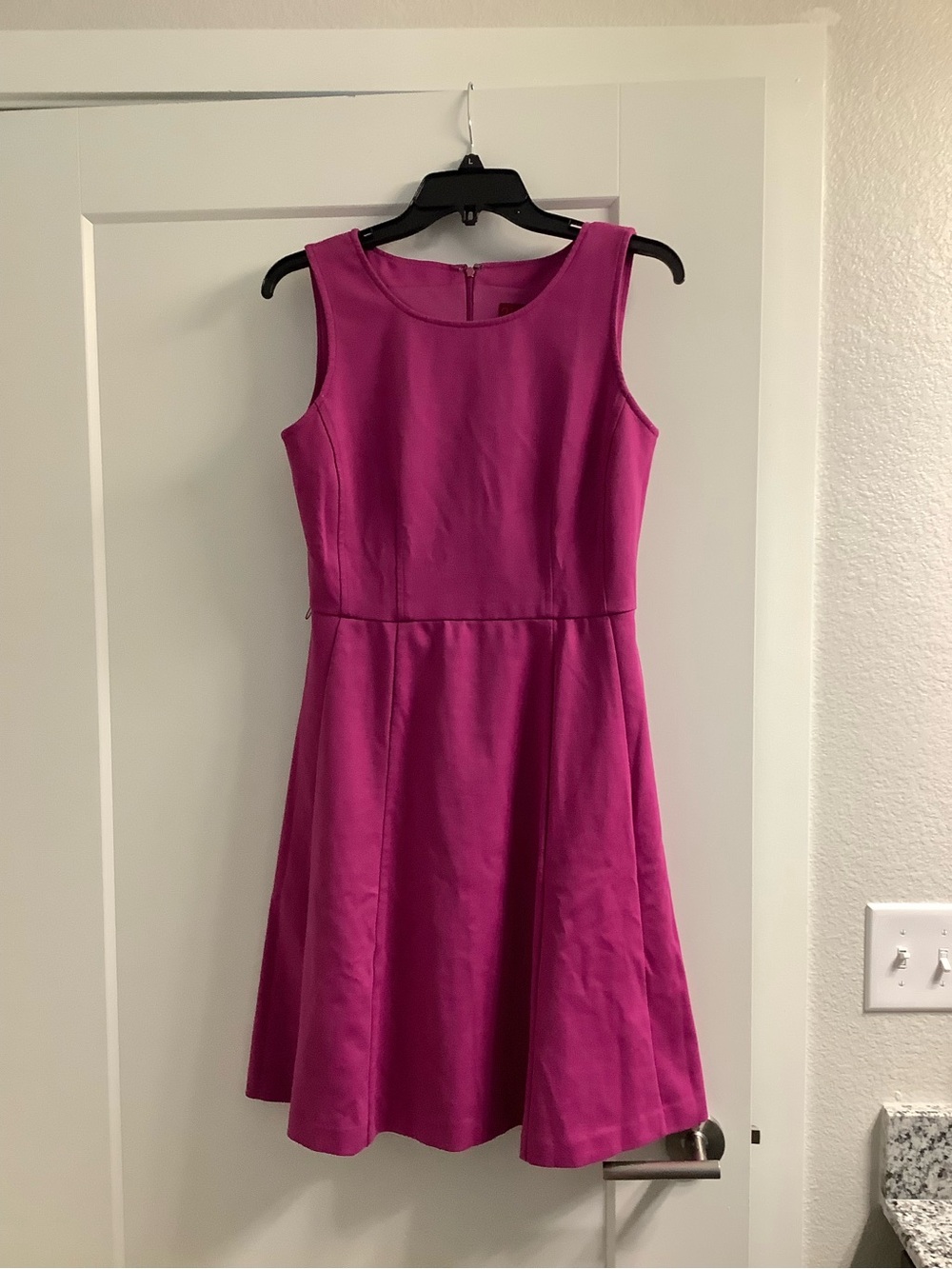 212 Collection Sleeveless Fuchsia Midi Dress